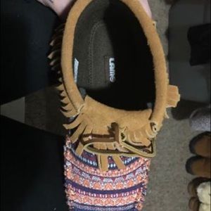 Lamo Booties Size 11 Tribal Print